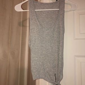front tie crop top AE size L